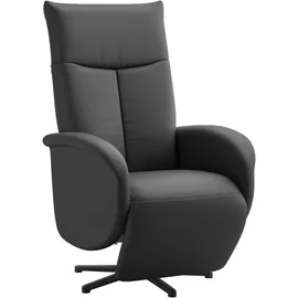sit&more TV-Sessel Juma schwarz 75 x 110 x 82 cm mit Drehfunktion & Kopfteilverstellung