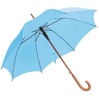 MacMa ohne Markenname Automatik-Regenschirm hellblau - ohne Angabe