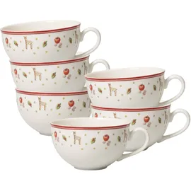 Villeroy & Boch Milchkaffeetasse 0,26 l Bunt 6 St.
