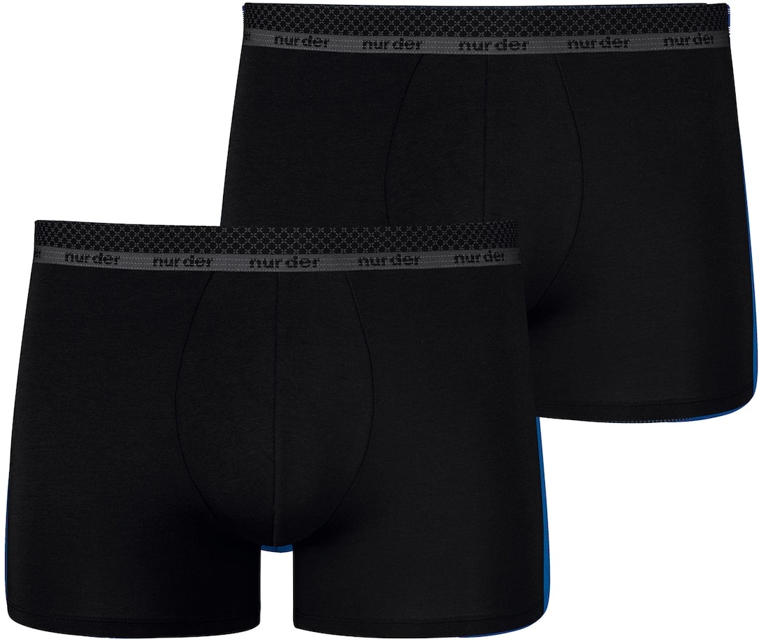 NUR DER Herren Retro Pants Boxer Modal-Cotton 2er Pack