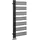 Sapho Badheizkörper 1200 x 500 mm 400 W schwarz matt Seitenventil