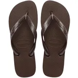 havaianas Top Tiras Dunkelbraun 35