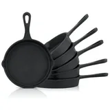 BBQ-Toro Pfannen-Set 6-tlg. 12,5 cm + 12,5 cm + 12,5 cm + 12,5 cm + 12,5 cm + 12,5 cm
