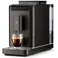 Tchibo Kaffeevollautomat Esperto2 Caffè mit 2-Tassen-Funktion für Caffè Crema und Espresso, Granite Black - INKLUSIVE Kaffeeprobierset GRATIS