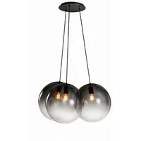s.luce Orb Cluster 3-flg. 20 cm Rund/Schwarz