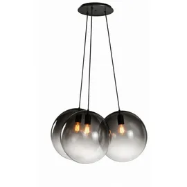 s.luce Orb Cluster 3-flg. 20 cm Rund/Schwarz