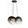 s.luce Orb Cluster 3-flg. 20 cm Rund/Schwarz