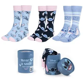 Cerdá Stitch Socken 3 Paar Blau 36-43