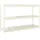 Proregal Schwerlastregal Metal Beast Three HxBxT 200x240x60cm | Fachlast 400kg | Weiß