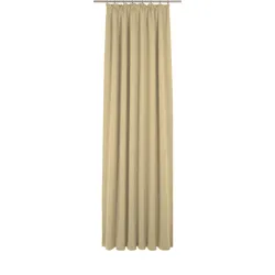 Vorhang WIRTH "Trondheim B", beige, B:132cm H:205cm, Polyacryl, Gardinen, nach Maß