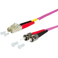 BTR Netcom METZ CONNECT Patchkabel LC-D/2xST OM4 0,5m