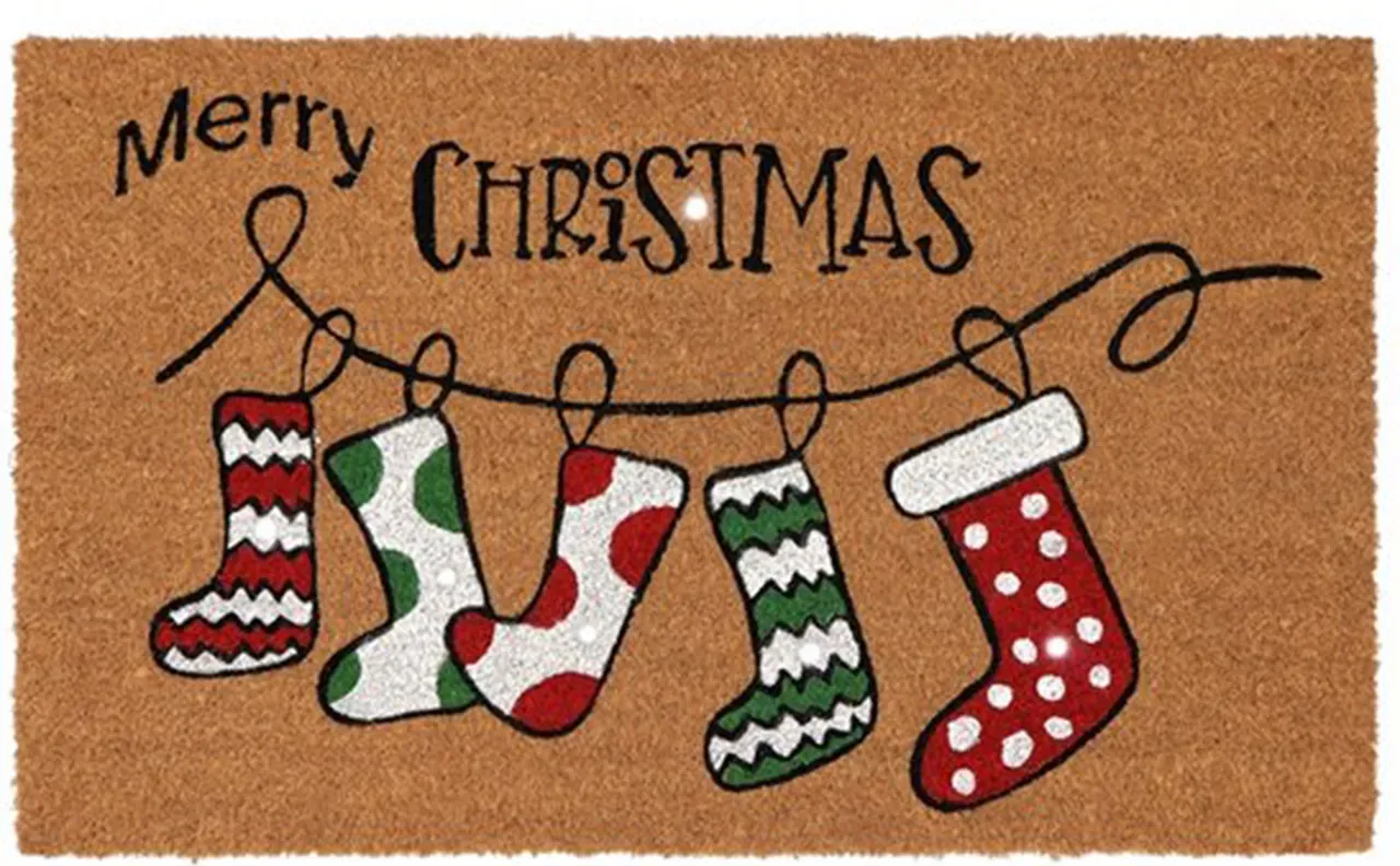 Wohnmatte Merry Christmas Variante 2