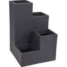 Spetebo Blumentreppe 60 x 40 cm Anthrazit