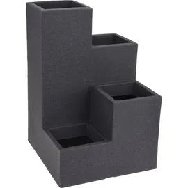 Spetebo Blumentreppe 60 x 40 cm Anthrazit