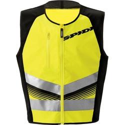 Spidi HV Lichte Vest, zwart-geel, 2XL