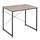Woltu - Holz mit Eisen-Gestell Computertisch Bürotisch Schreibtisch PC Tisch Arbeitstisch Esstisch Große Desktop Design, Heller Eiche+schwarz