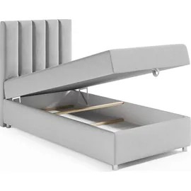 4mybaby GmbH Best for Home Boxspringbett mit Bettkasten Trinity K10-SINGLE 70x200 Bonellfederkern inkl. Topper | Türkis | Türkis