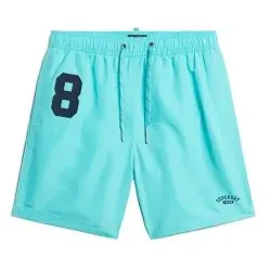 Superdry für Herren. M3010235A Hellblauer Badeanzug aus recyceltem Material (XL), Strandbekleidung, Recyceltes Polyester, Nachhaltig