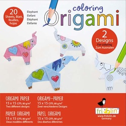 Fridolin Coloring-Origami Elefanten