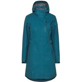 KILLTEC Damen Parka Funktionsparka mit abzippbarer Kapuze KOW 165 WMN PRK wasserdicht, Winddicht, atmungsaktiv 00834-petrol 36