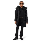 Michael Kors für Mädchen. R30458 Schwarzer Doppelmantel (8Años= 126cm), Lässig, Polyester, Kinderbekleidung