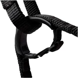 Mammut Comfort Fast Adjust Klettergurt Schwarz/Safety Orange