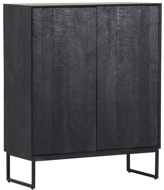 Gutmann Factory Kommode Boa Vista Holz Schwarz