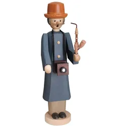 Seiffener Volkskunst Räucherfigur Fotograf Größe 31 cm