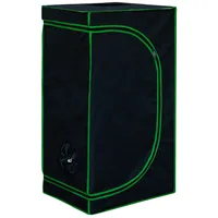 Kingpower Grow Zelt für Pflanzen Zuchtzelt Gewächshaus Box Zuchtschrank Garten Anzucht Gemüse Kräuter Grow Schrank Indoor Blumen klein Tomaten Hydro Green, Größe:120 x 60 x 180 cm (07)