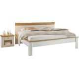 Home Affaire Schlafzimmer-Set »Westminster«, Bett Liegefläche 180/200cm und 2 Nachtkommoden weiß