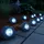 GLOBO Solarleuchte Kunststoff grau 10x inkl. LED-Lampe