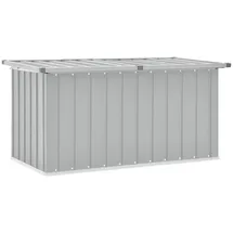 vidaXL Gartenbox Grau 129 x 67 x 65 cm