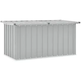vidaXL Gartenbox Grau 129 x 67 x 65 cm