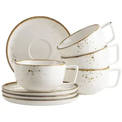 Mäser Kaffeetassen-Set, Porzellan Pintar