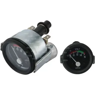 HC-Cargo Voltmeter 8-16 V, 52 mm OD 160695