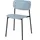 meet by paperflow Stapelstuhl SOHO Kunststoff blau 2er Set