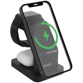 Vinnic ONTAKE 3-IN-1 Magnetic Wireless Charging Dock,
