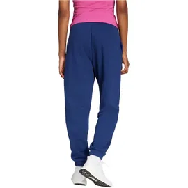 adidas Essentials Linear French Terry Cuffed Joggers Dark Blue / White XS