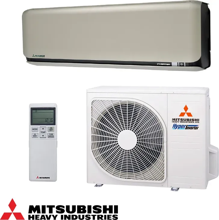 Mitsubishi Heavy Industries SRK25ZSX-WFT + SRC25ZSX-W Inverter-Klimaanlage – 9,000 BTU, Wi-Fi, A+++