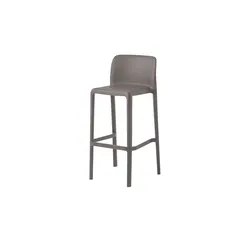 Connubia Barhocker  stapelbar Bayo , grau , Maße (cm): B: 47 H: 101 T: 47.0