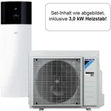 Daikin ERGA04EV / EHVX04S23E3V 4,0 kW + 3,0 kW Heizung - Altherma 3 R F Niedrigtemperatur - Wärmepumpe Set - 230 l Tank