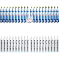 Cago CO2-Zylinder türkis + 20 x 425 g Füllung für Wassersprudler