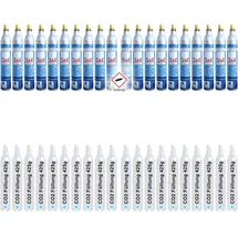 Cago CO2-Zylinder türkis + 20 x 425 g Füllung für Wassersprudler