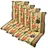 Buri Polsterauflage 4 x 40 x 40 cm mehrfarbig 4 St.