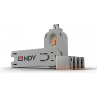 Lindy USB Portblocker, orange (40453)