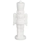 HOUSE OF SEASONS Nussknacker weiß 6,5 x 5,5 x 18,5 cm Nussknacker