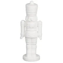 HOUSE OF SEASONS Nussknacker weiß 6,5 x 5,5 x 18,5 cm Nussknacker