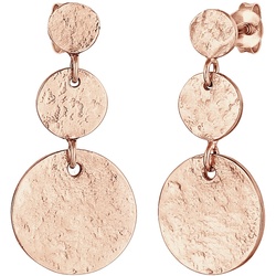 Elli Ohrhänger Plättchen Vintage Antique 925 Silber Ohrringe   Damen 