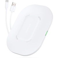 Choetech Qi 15W kabelloses Ladegerät + USB-Kabel - USB Typ C 1m weiß (T550-F-V2) (15 W), Wireless Charger, Weiss