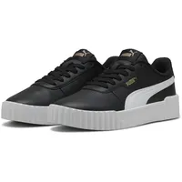 Puma Carina 3.0 Damen Schwarz/Weiß/Gold 36